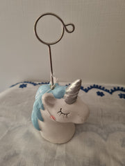 Portafoto / portamessaggio unicorno