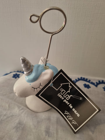 Portafoto / portamessaggio unicorno