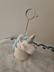 Portafoto / portamessaggio unicorno