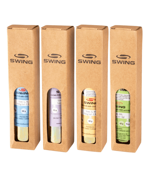 Cartuccia di CO2 di ricambio per gilet SWING Airbag P25 AIR