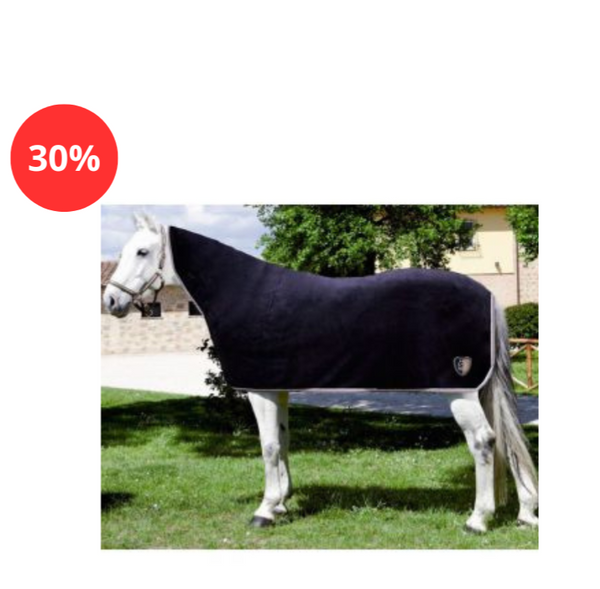 Coperta in pile con collo alto