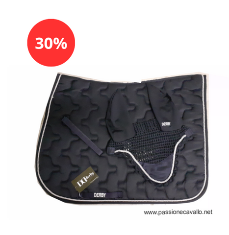 Set sottosella e cuffietta Blu/Argento Full Derby