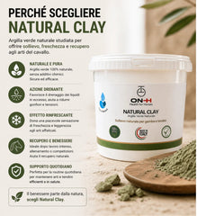 Natural Clay - Argilla verde, 1 kg