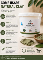 Natural Clay - Argilla verde, 1 kg