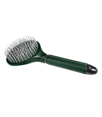 Spazzola per coda e criniera con setole sintetiche verde abete