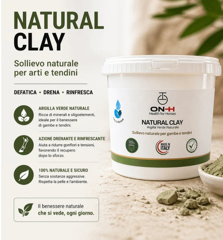 Natural Clay - Argilla verde, 1 kg