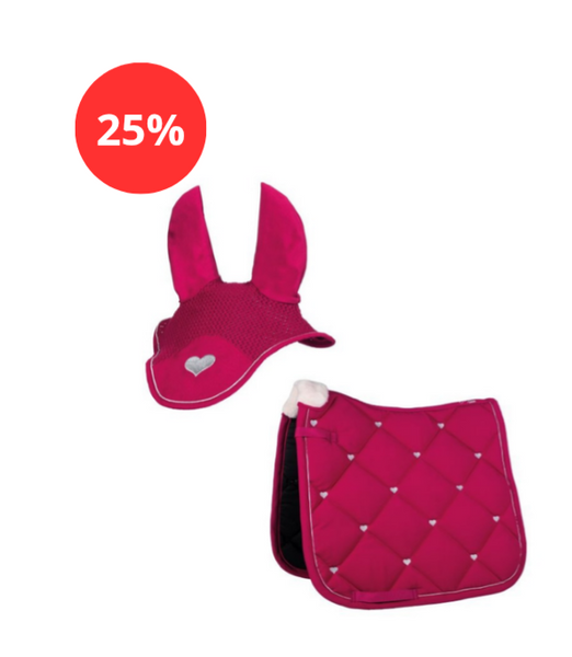 Set sottosella e cuffietta Sweet Valentine -